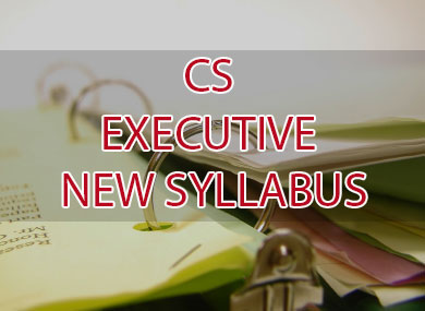 CS EXECUTIVE NEW SYLLABUS by icsi