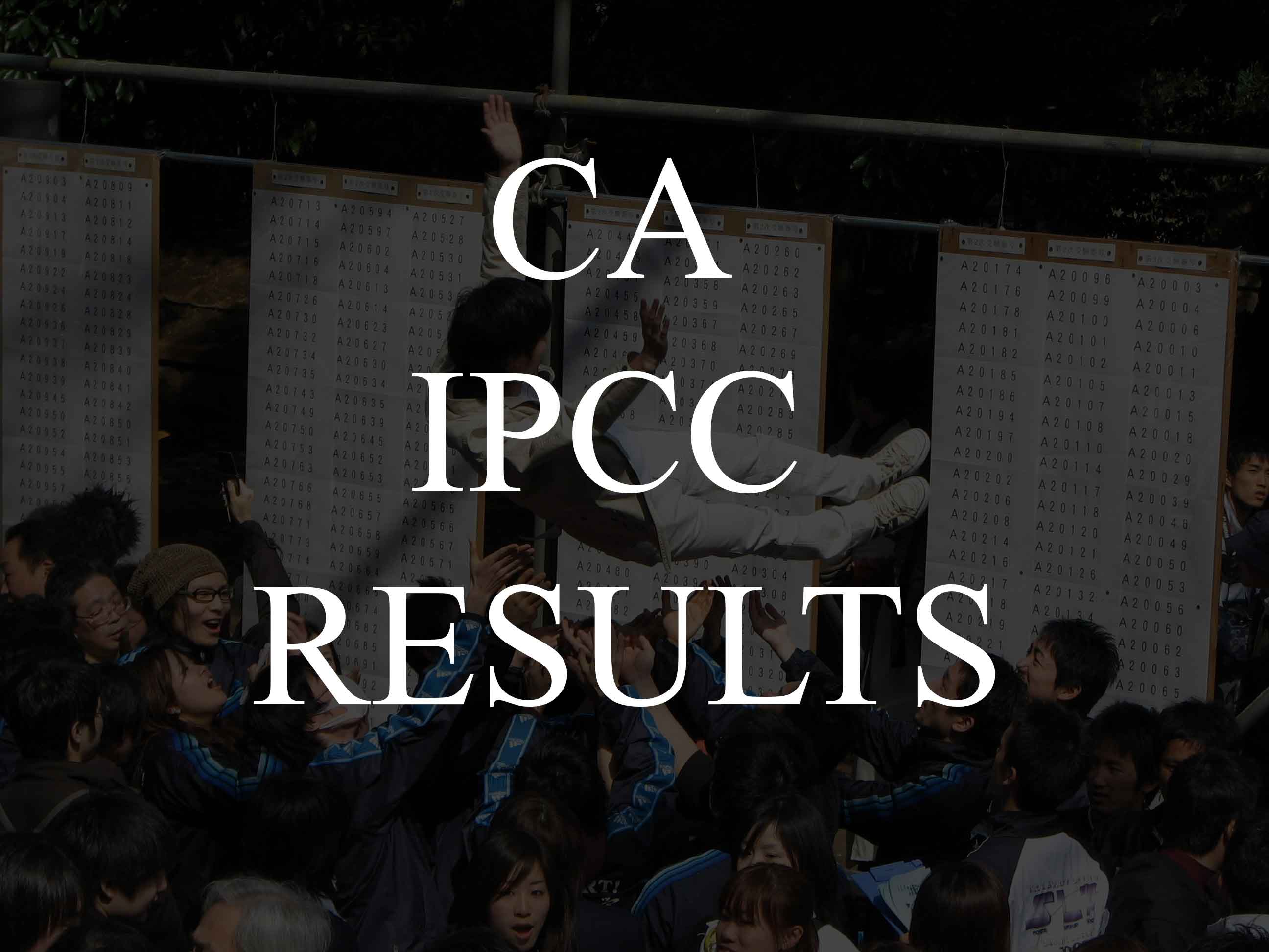 ca ipcc result