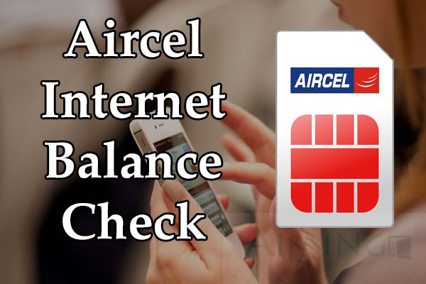 Aircel net Balance Check