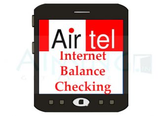 Airtel Net Balance Check Numbers
