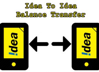 How to transfer balance from Idea to Idea