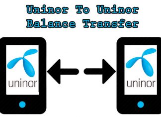 How to transfer balance from Uninor to Uninor