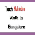 tech mahindra walkin in bangalore
