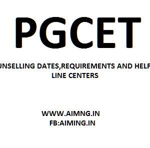 PGECET Counselling details like appgecet help line centers etc