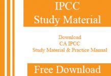 CA IPCC STUDY MATERIAL PDF FREE DOWNLOAD - ICAI