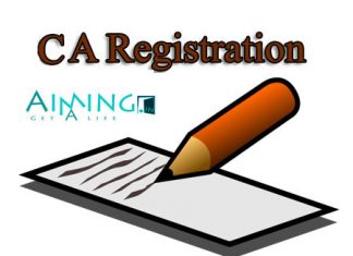 CA Registration (Chartered Accountant registration)