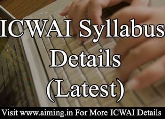 ICWAI Syllabus 2016