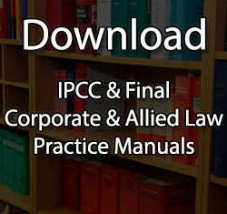 ca final and Ipcc Law Practice Manual