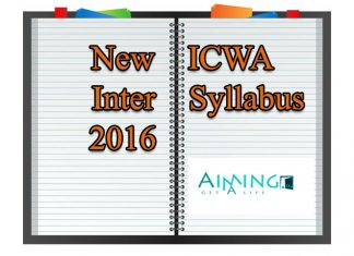 Icwa inter syllabus and CMA EXECUTIVE COURSE DETAILS