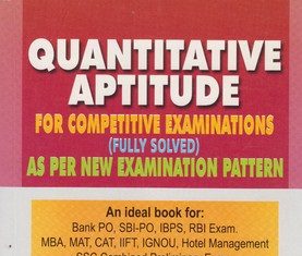 quantitative aptitude book for ibps and competitive examinations