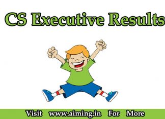 CS Executive Result | ICSI Result