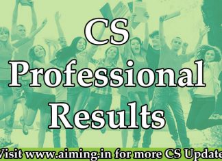 CS Professional Result | ICSI Results