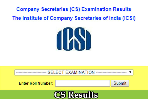 Latest CS Result | ICSI Results