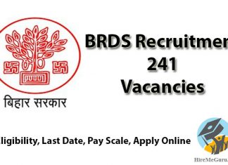 BRDS recruitment
