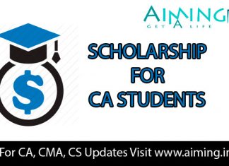 ICAI Scholarship for CA Students
