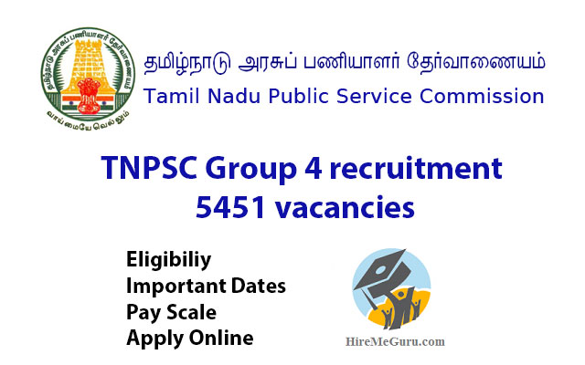 TNPSC Group 4 recruitment