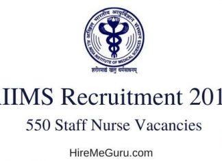 AIIMS Recruitment Apply Online at www.aiimsexams.org