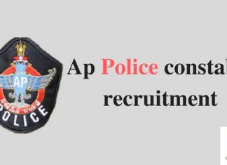 Ap Police Constable Recruitment Apply Online Through www.recruitment.appolice.gov.in