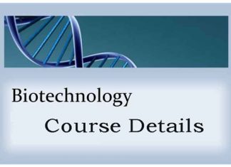 Biotechnology Course Details
