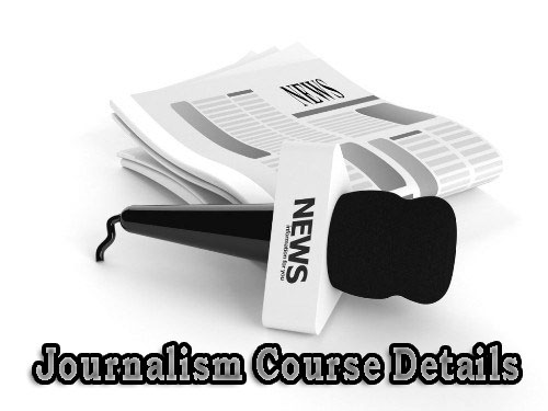 Journalism Course Details