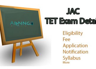 JAC TET Exam Details