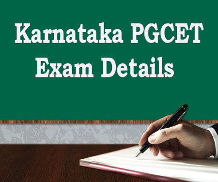 Karnataka PGCET Exam Details