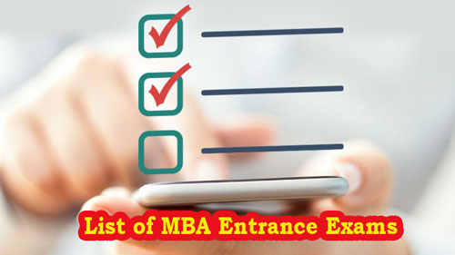 List of MBA Entrance Exams