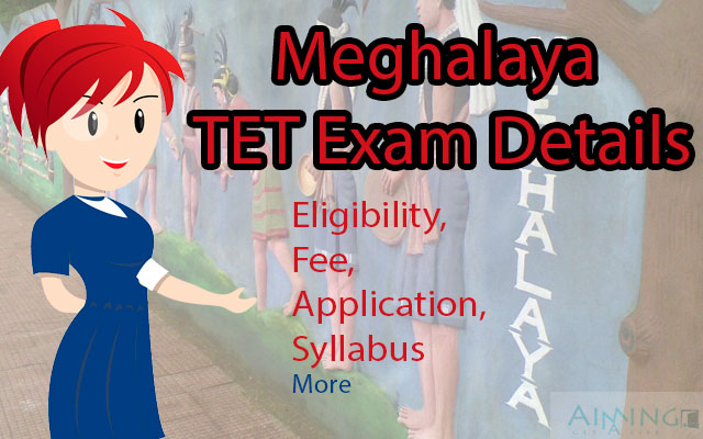 Meghalaya TET Exam Details