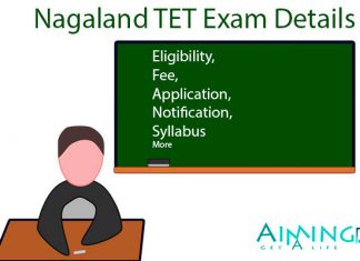 Nagaland TET Exam Details