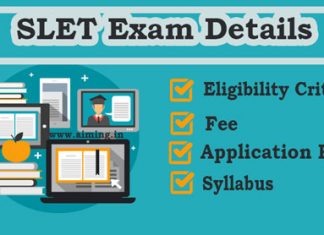 SLET Exam Details