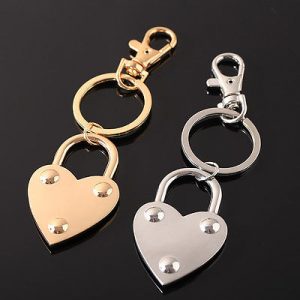 Two Hearts Keychain