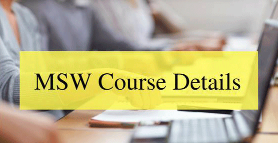 MSW Course Details