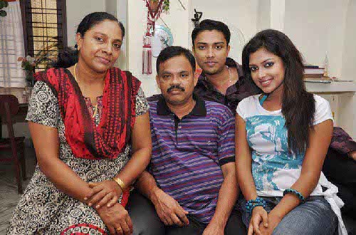 Amala Paul Family