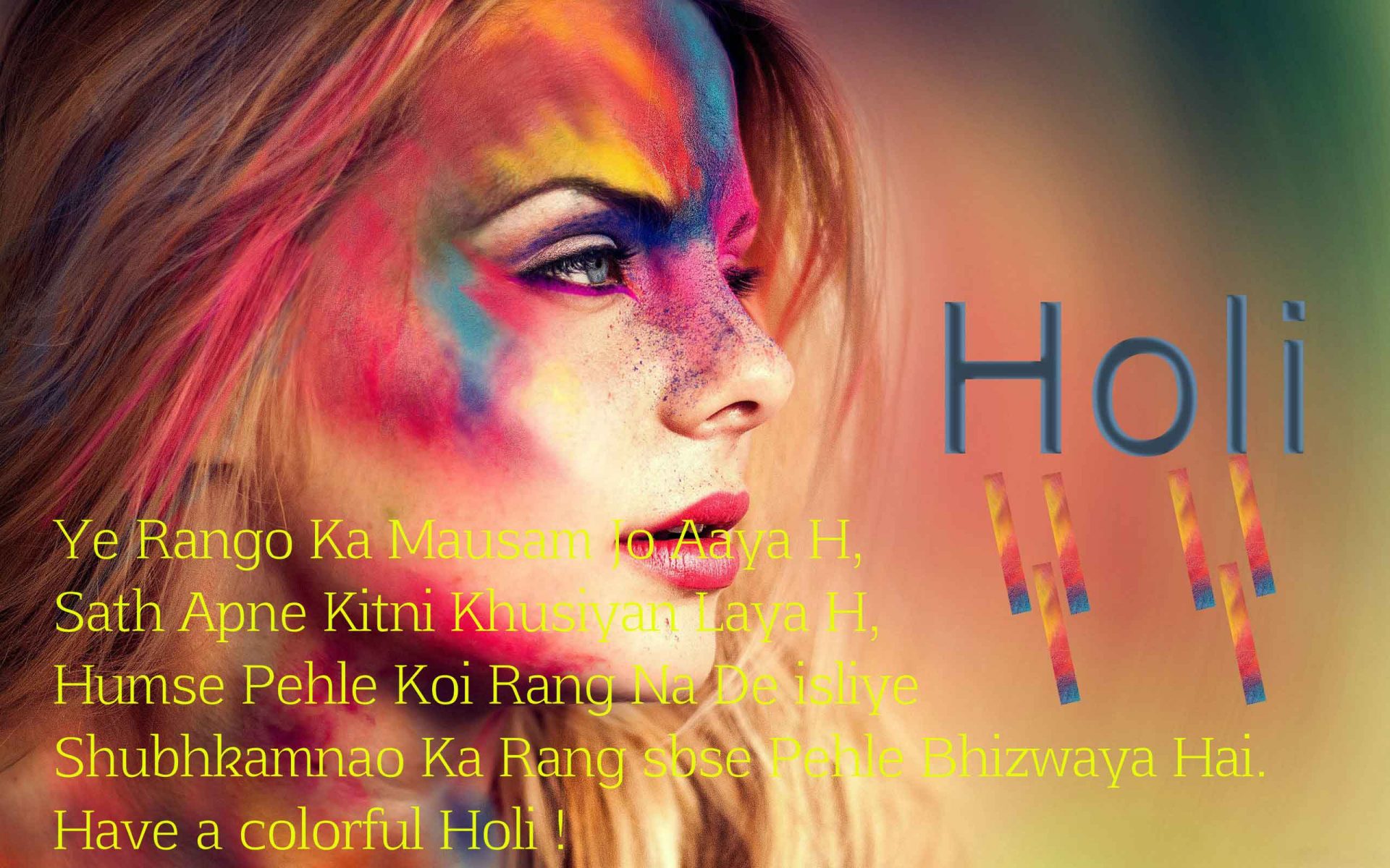 Holi Festival Wishes Images, Wall Papers, SMS, Quotes, Songs, Status