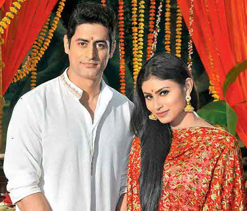 Mouni Roy with Mohit Raina