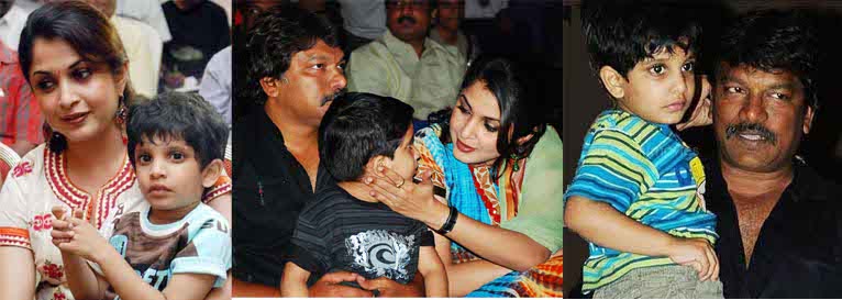 Ramya Krishna Family Photo