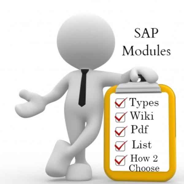 SAP-Modules List