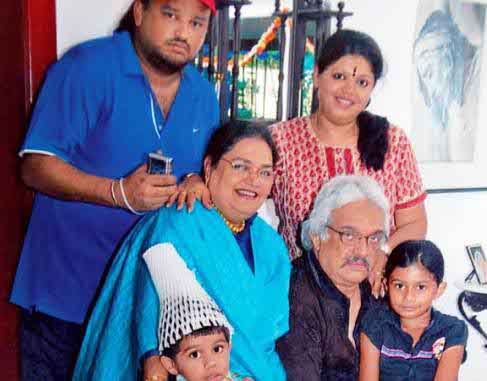 Usha Uthup Family