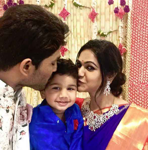 allu arjun wife son