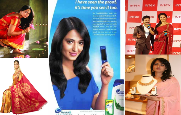 Anushka Shetty Brands Endorsed