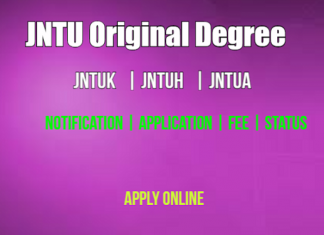 JNTU OD Application Details