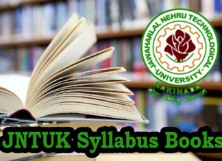 JNTUK Syllabus Books