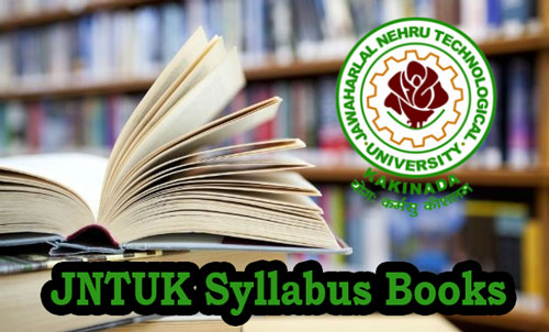 JNTUK Syllabus Books