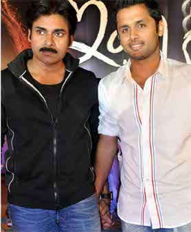 Nithin and Pawan Kalyan Pic