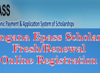 Telangana ePASS Renewal