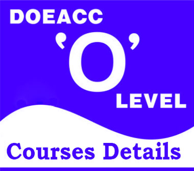 Doeacc Courses Details