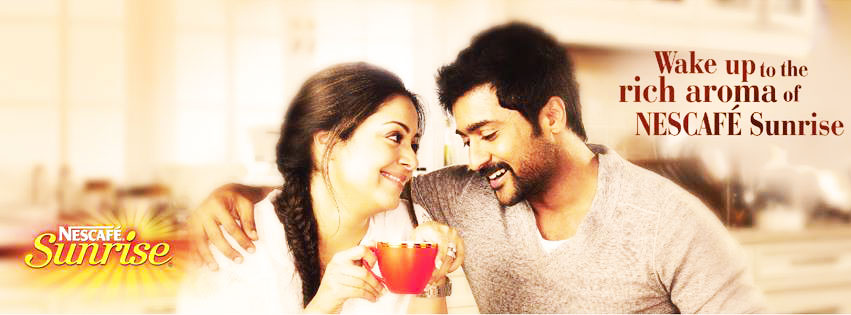 Surya And Jyothika Nescafe