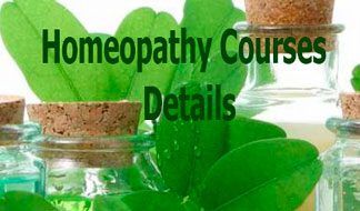 Homeopathy Courses Details