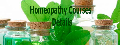 Homeopathy Courses Details