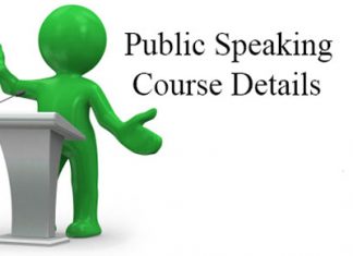 Public Speaking Course Details